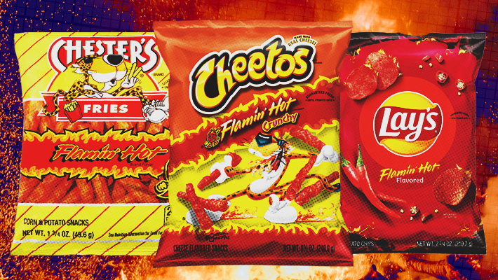 New, Cheetos, XXXtra Flamin Hot Fries, 6Oz. Big Bags. Merchandise