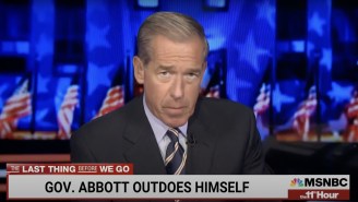Brian Williams Had a Hilariously Crude Response To Greg Abbott Vetoing A Bill Meant To Protect Dogs