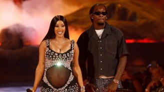 Cardi B’s Latest Pregnancy Portraits Include Loving Embraces From Offset And Kulture