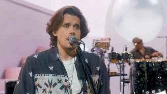 John Mayer Gives His ’80s-Inspired Single ‘Last Train Home’ Its TV Debut On ‘Kimmel’