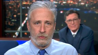 Jon Stewart Pushed The Controversial ‘Lab Leak’ Theory To A Skeptical Stephen Colbert On ‘The Late Show’
