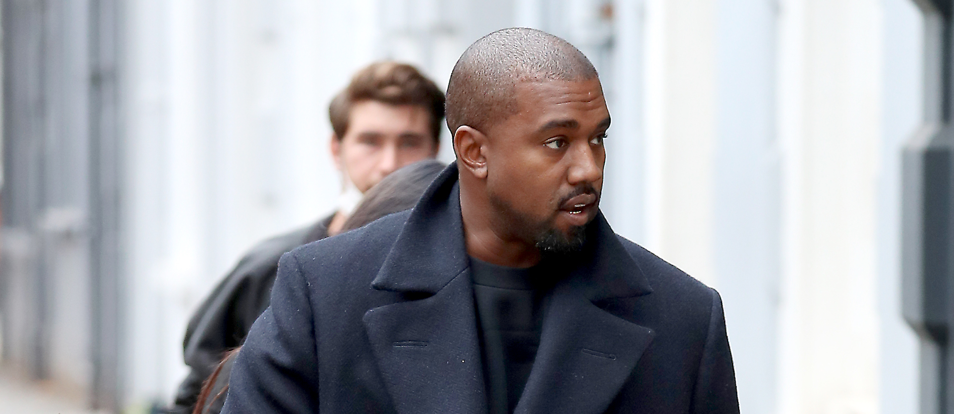 Kanye peacoat on sale