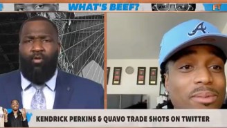 Quavo Went Onto ‘First Take’ And Continued His Beef With Kendrick Perkins