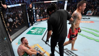 Conor McGregor Suffered A Broken Leg In His Loss To Dustin Poirier At UFC 264