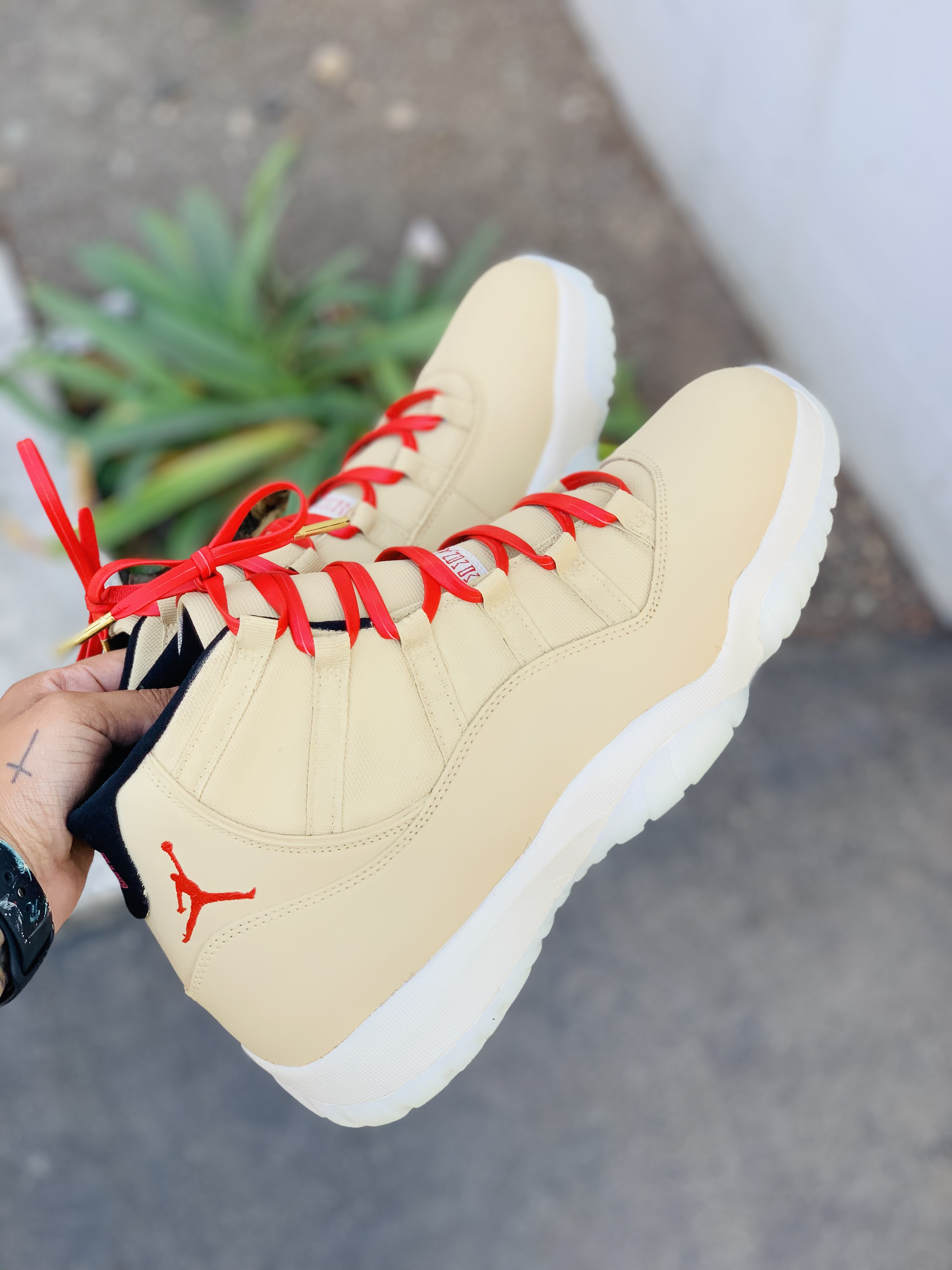 Katty Customs - Rate these custom Jordan 11s 1-10 🤔 KattyCustoms.com ♥️  #kattycustoms #kattylenoir #kattyfornia #angelusdirect #lacelab #nike # jordan #jordan11 #customshoes #stockx #kickfeed #goat #luxuary #sneakers  #sneakerheads #