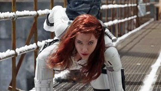 Florence Pugh Dunked On Scarlett Johansson’s Landing Poses So Hard That It Made It Into The ‘Black Widow’ Script