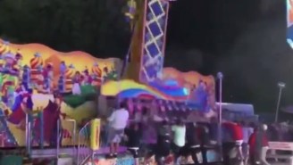 Watch Harrowing Footage Of People At A Michigan Fair Coming Together To Stop A Carnival Ride From Tumbling Over