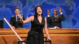 Cecily Strong Spills (And Sloshes) The Details About That Huge ‘Weekend Update’ Wine Tank