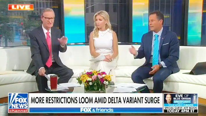 Doocy Tells Fox News Viewers To Get Vax While Shutting Down Kilmeade