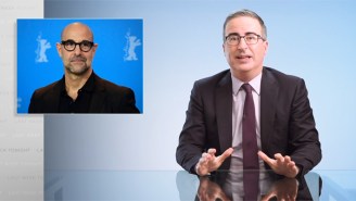 John Oliver Makes A Case For Reparations With An Out-Of-Left Field But Accurate Joke Involving Stanley Tucci