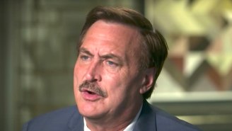 Watch Mike Lindell Huffily Storm Out Of An Interview After Being Asked About Wacky QAnon Cultists