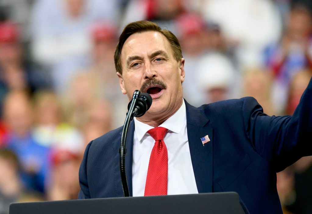 Police Are Looking For A Man Who 'aggressively Poked' Mike Lindell