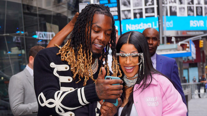 Cardi B and Offset shares name and first photo of baby boy Wave