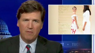 Tucker Carlson Used AOC’s ‘Tax The Rich’ Dress To Talk About Her Butt, And People Are Calling Him Out