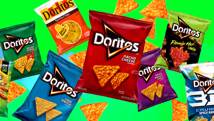 doritos flavors timeline