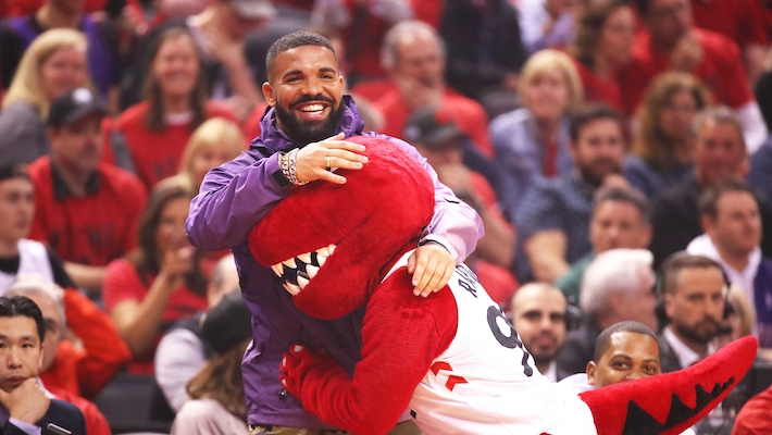 Drake is already memeing about the Raptors getting Dick 