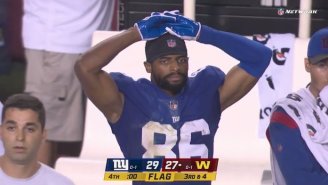 The Giants Lost After Jumping Offsides On Washington’s Last Second Missed Field Goal To Give Them A Second Chance