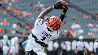 Bengals WR Ja’Marr Chase Says NFL Balls Are Harder To Catch Due To Their Size And Lack Of White Stripes