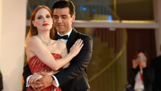 A Charged Moment Between Jessica Chastain And Oscar Isaac On The Red Carpet Almost Broke The Internet