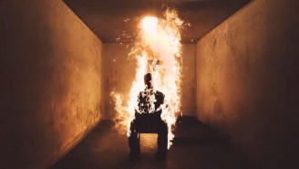 Kanye West Is Literally On Fire In His New ‘Come To Life’ Video