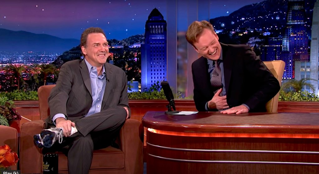 Norm Macdonald Conan Chairman Of The Board Conan Reveals Origin Of Norm Macdonald's Legendary 'Moth Joke'