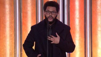 The Weeknd Was Pushed To Tears As He Accepted The Quincy Jones Humanitarian Award