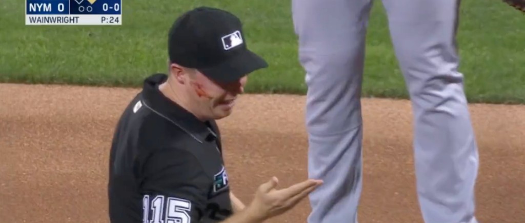 Edmundo Sosa Drilled An Umpire In The Face With An Errant Throw