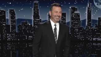 Jimmy Kimmel Is Tickled By A Homeless Man Who Casually Called A Shout-y Anti-Vaxxer A ‘Dumb F*ck’ Outside Of His Studio