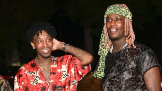 Young Thug Got 21 Savage A $150K Custom Hellcat Truck For His Birthday