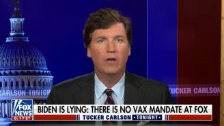 Tucker Carlson Called Joe Biden A Liar For Claiming Fox News Has A Vaccine Mandate — Then Got Called Out By The Internet Armed With Fox’s Own HR Documents