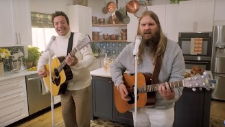 Chris Stapleton And Jimmy Fallon Spend The Day Getting Cozy And Watching Rom-Coms On The ‘Tonight Show’