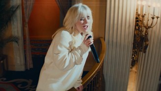 Billie Eilish Takes Over An Opulent Ballroom For A Jazzy ‘Lost Cause’ Performance