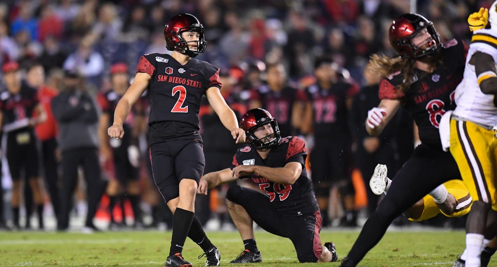 Matt Araiza is so good at punting that he got San Diego State's offensive  coordinator a bonus. Wait, what?, This is the Loop