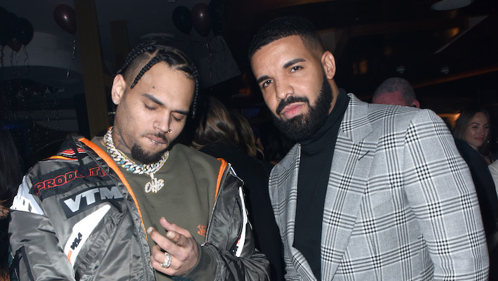 Drake And Chris Brown Sued For Copyright Infringement On 'No Guidance'