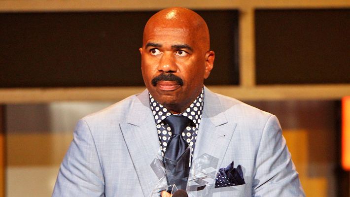 Steve Harvey Shares A Sharp-Dressed Man Photo, And It's Photoshop City