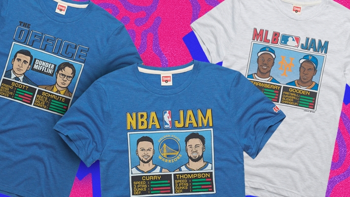 Homage NBA Jam T-Shirt Boston Celtics Jason Tatum Kemba Walker