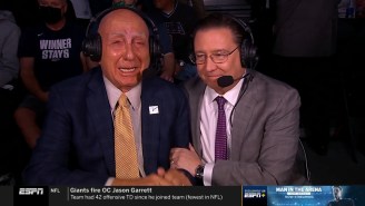 Dick Vitale Was Moved To Tears Before His First College Basketball Game Since Announcing His Battle With Cancer
