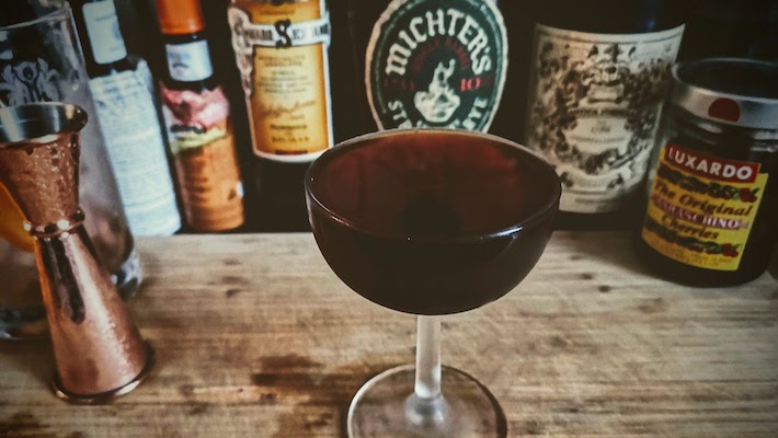 Best Ever Thanksgiving Cocktail Recipe The Black Manhattan   Black Manhattan Grid 