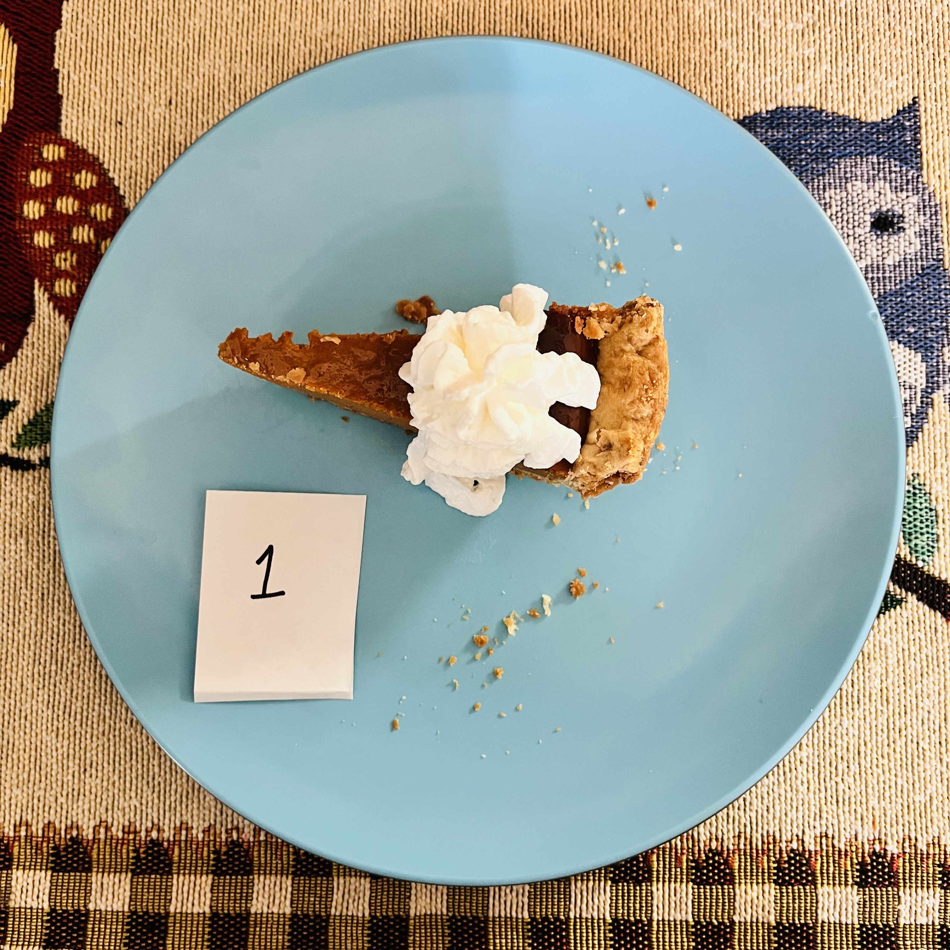 Pumpkin Pie Ranking