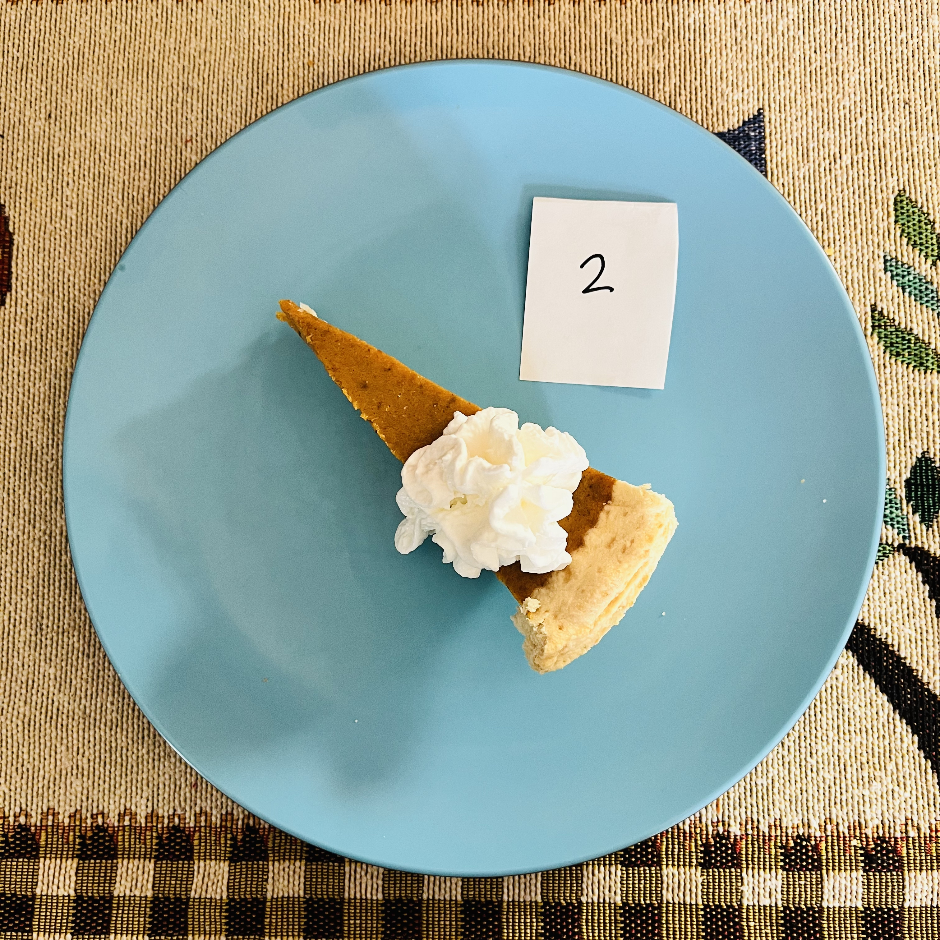 Pumpkin Pie Ranking