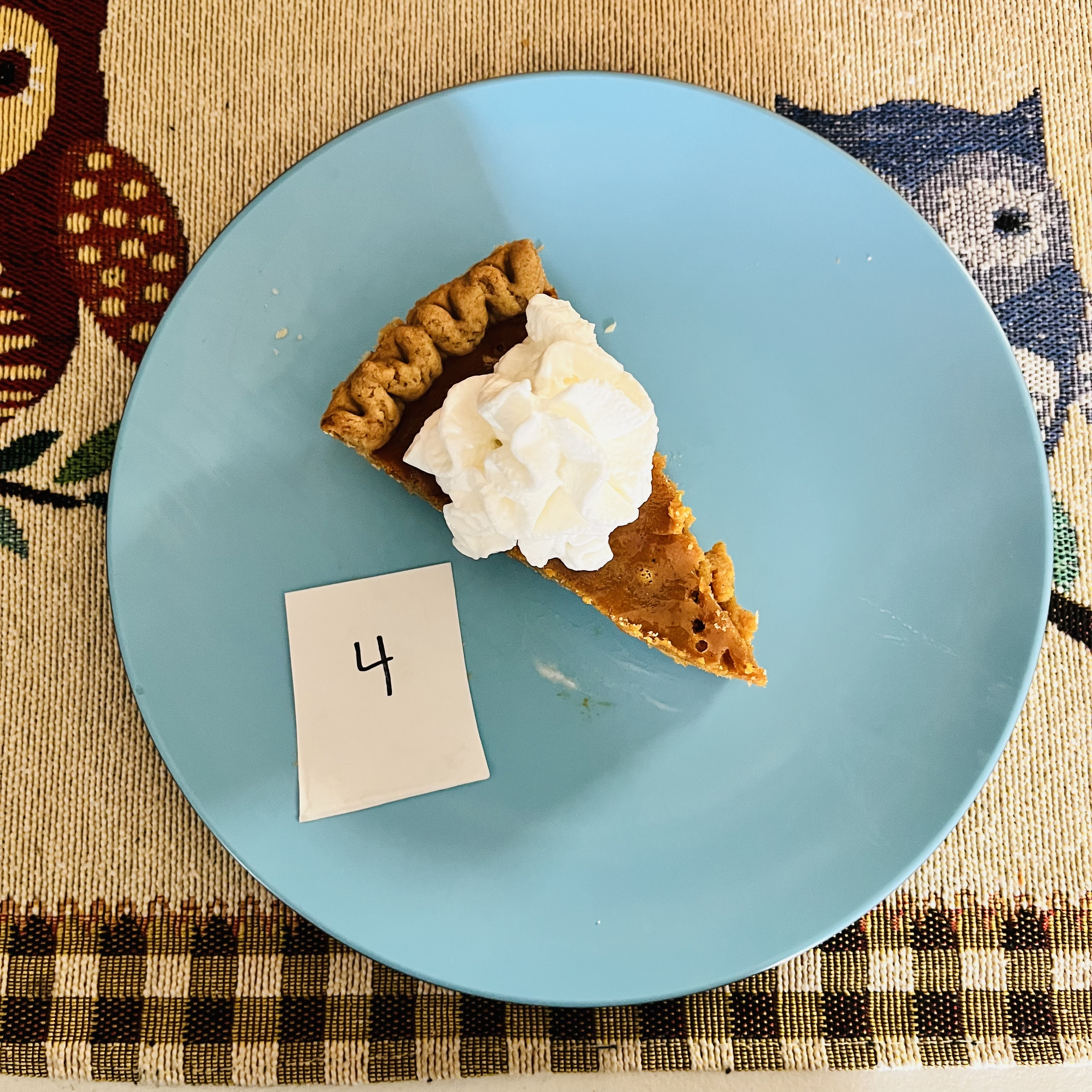 Pumpkin Pie Ranking