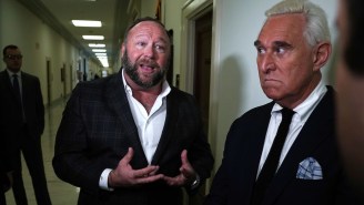 Alex Jones Apparently Had An ‘Intimate Photo’ Of His Wife On His Phone That He Texted To Roger Stone