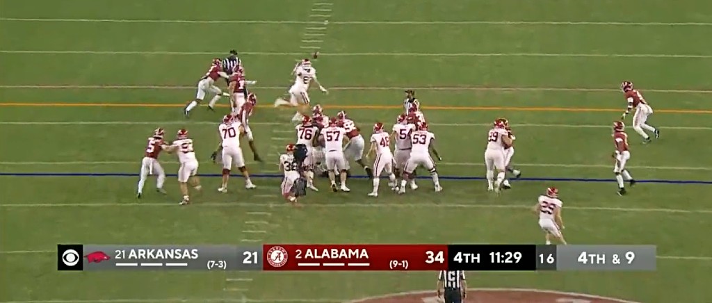 arkansas fake field goal