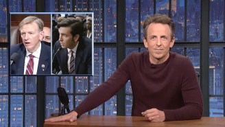 Seth Meyers Ripped ‘Lunatic’ Republicans For Their ‘No Behavior Too Grotesque’ Defense Of ‘Deeply Stupid Man’ Paul Gosar