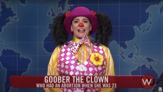 Cecily Strong Tried To Find Laughs In Texas’ Draconian Abortion Law With A Surreal Monologue As ‘Goober The Clown’