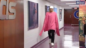 Kyle Kuzma’s Giant Sweater Drew Plenty Of Laughs From NBA Fans
