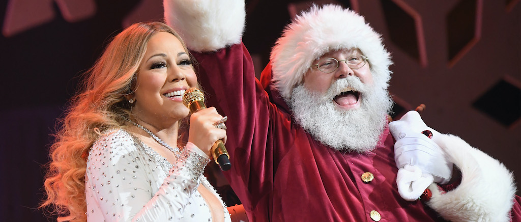 Mariah Carey Christmas Santa Claus