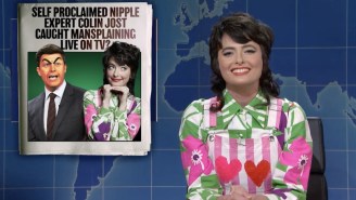 Sarah Sherman Certainly Gave Colin Jost A Hard Time During Her Appearance On ‘SNL’ Weekend Update