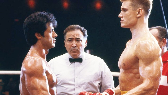 Sylvester Stallone Rocky IV Dolph Lundgren