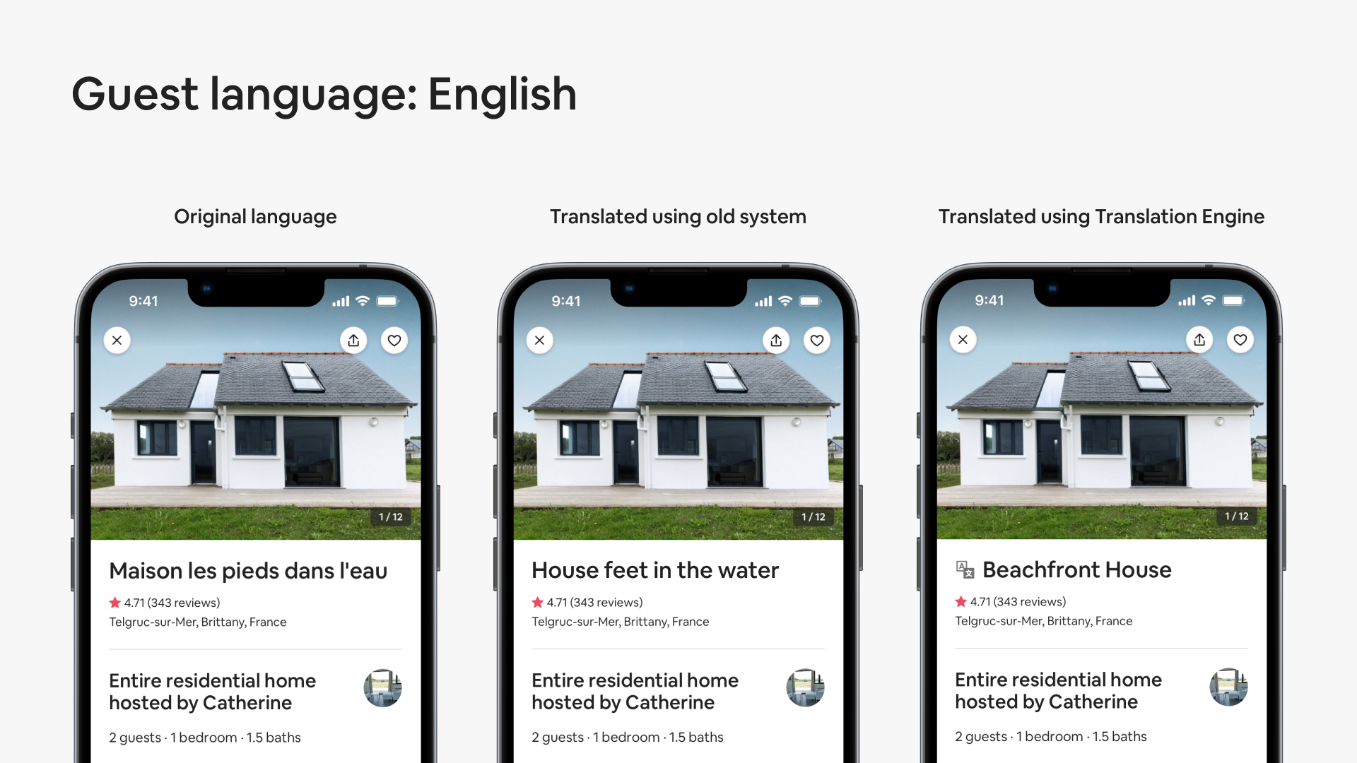 Translation Engine Airbnb